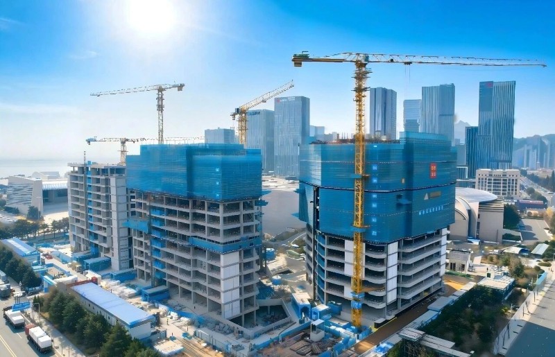 Qingdao Fortune Finance Innovation Center ၏ အောင်မြင်သော Core Structure ကို ကြီးကြီးမားမား ဂုဏ်ပြုပါ ။
