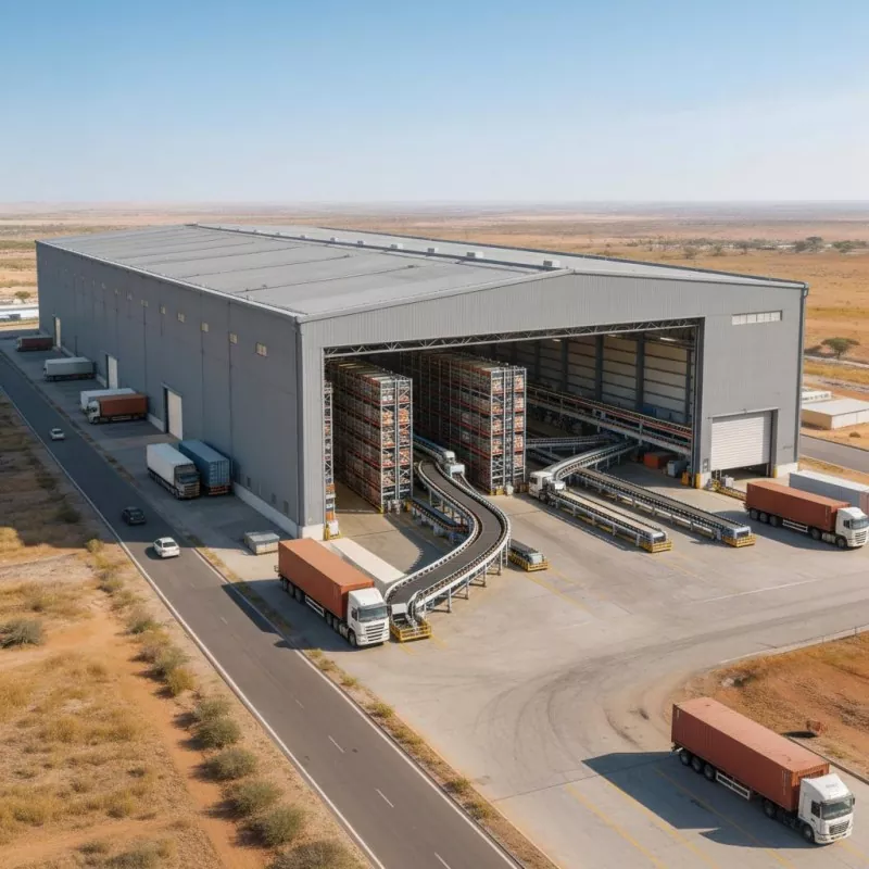 E-Commerce ဖြန့်ဖြူးရေးစင်တာများအတွက် Prefab Modular Steel Frame Logistics Warehouse တည်ဆောက်ခြင်း၏ Core အားသာချက်များကား အဘယ်နည်း။