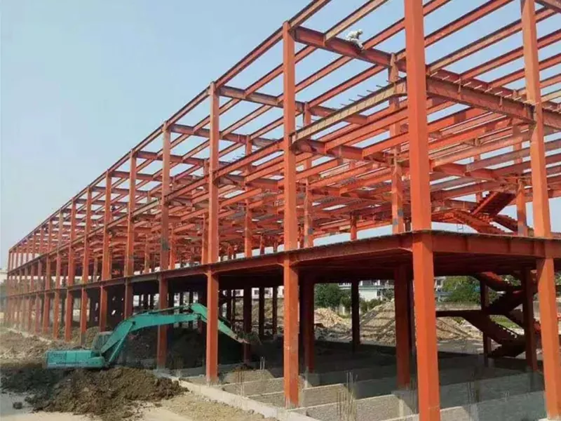 Ecofriendly Steel Frame ဂိုဒေါင်ဆောက်လုပ်ခြင်း။