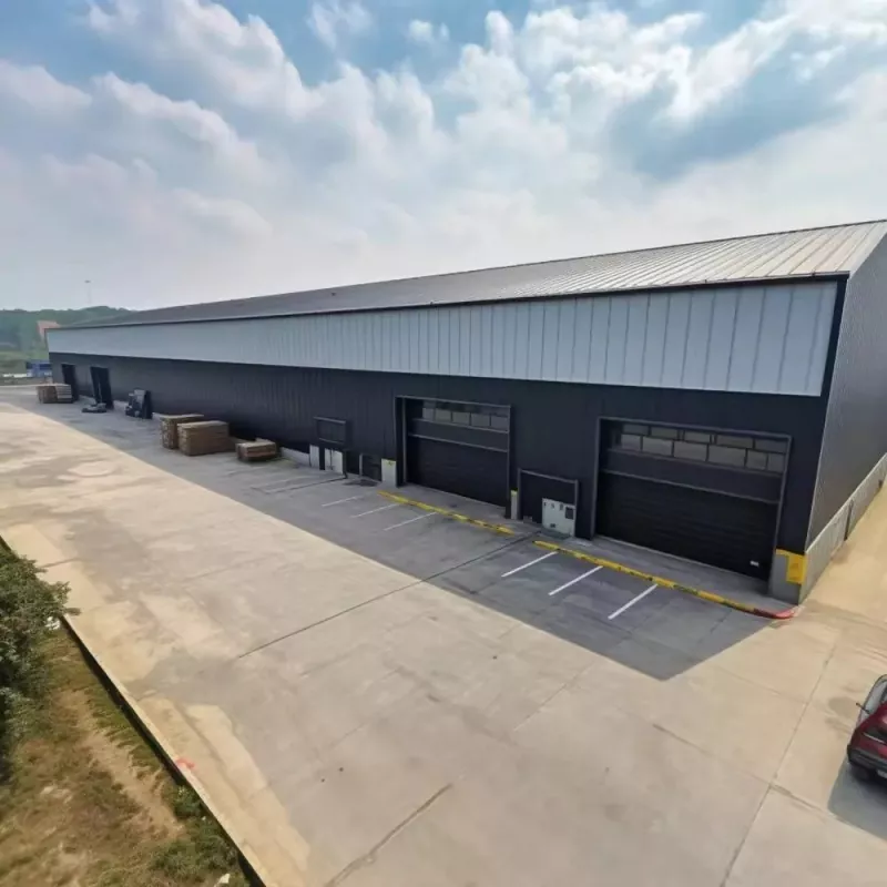 ကြီးမားသော Span Steel Structure ဂိုဒေါင်