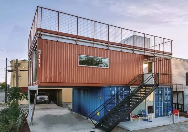 Modular Stackable Steel Container အိပ်ဆောင်