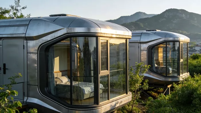 Prefabricated Space Capsule အိမ်