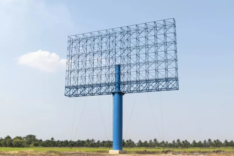 Steel Billboard Structure ၊
