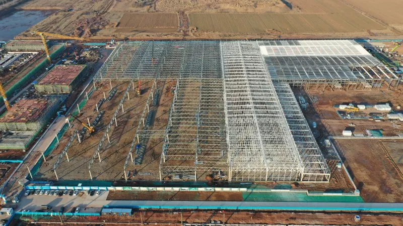 Steel Express Delivery Distribution Centre တည်ဆောက်ခြင်း။