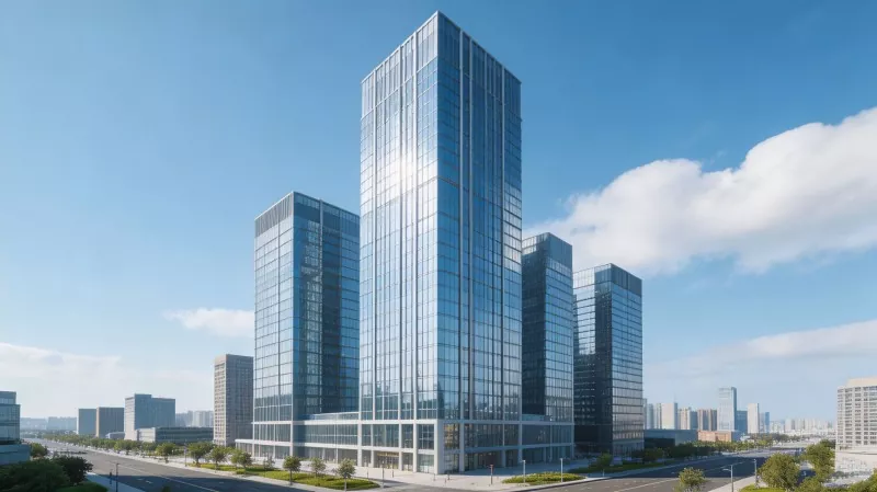 Steel Frame Financial Tower ဆောက်လုပ်ရေး