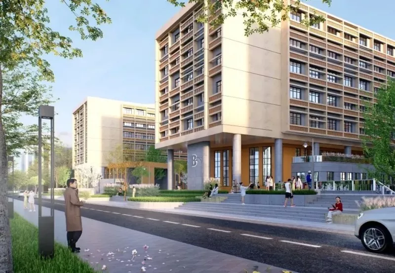 Steel Frame International Exchange Student Building ၊