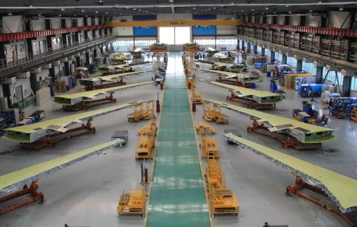 Steel Structure Aircraft Manufacturing Workshop ဆောက်လုပ်ရေး