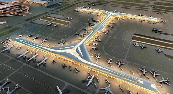 Steel Structure Airport Satellite Concourse ၊