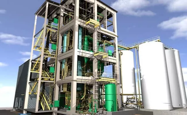 Steel Structure ဓာတုစက်ရုံ