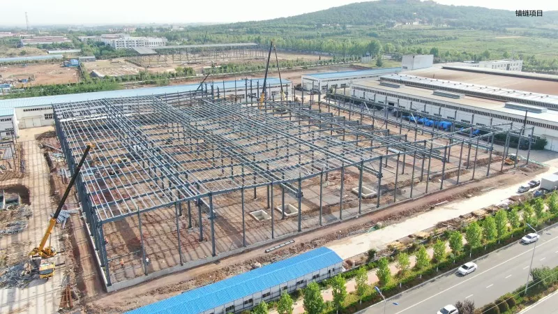 Steel Structure Chemical Storage Warehouse ဆောက်လုပ်ရေး