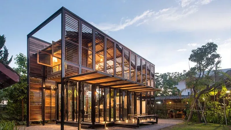 Steel Structure Modular Hotel အဆောက်အဦ