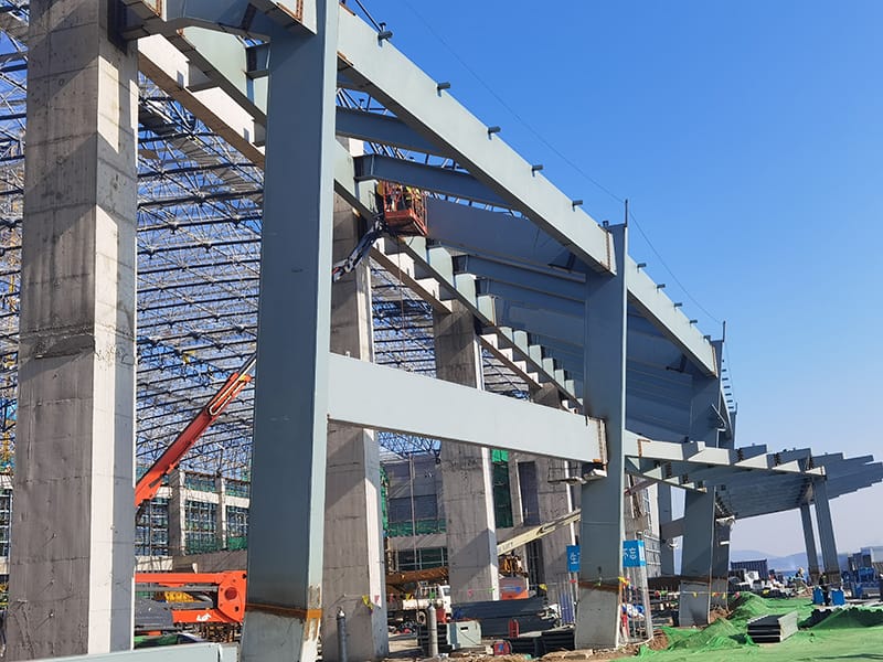 Steel Structure မီးရထားဘူတာရုံအဆောက်အဦး